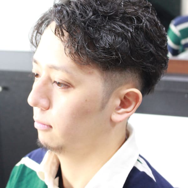 ショートカールパーマスタイル