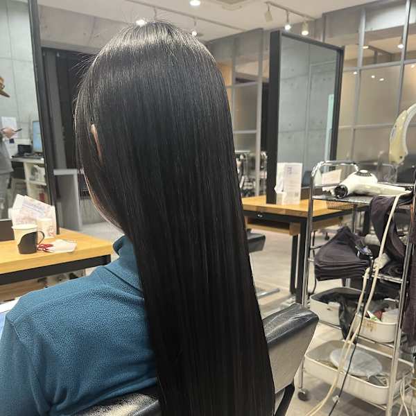 透け感カラー☆ブルーブラックカラー