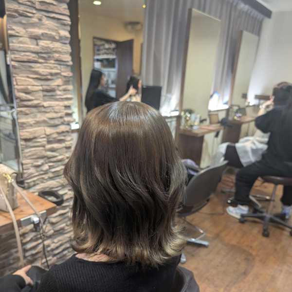 ブリーチ無しでグレージュスタイル