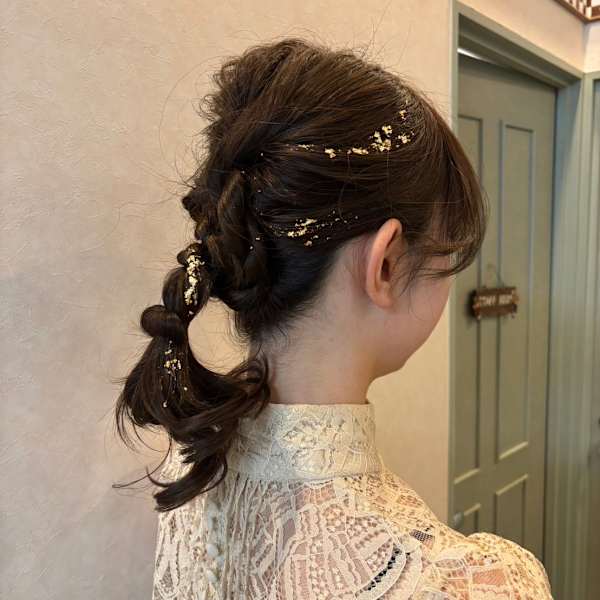 結婚式 パーティヘアセット|Hair & Nail Studio Bloom