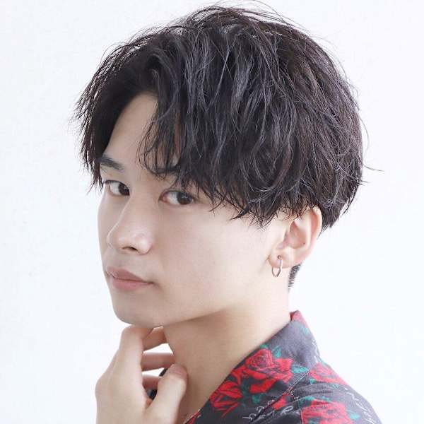 【ツイスパ】ショートセンターパート