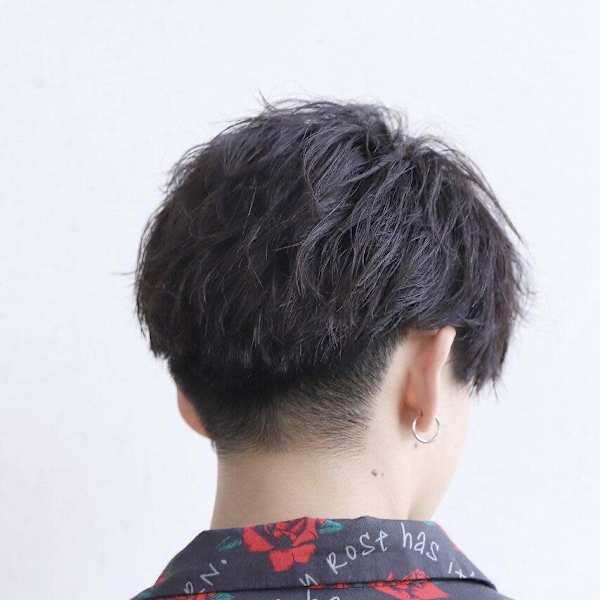 【ツイスパ】ショートセンターパート