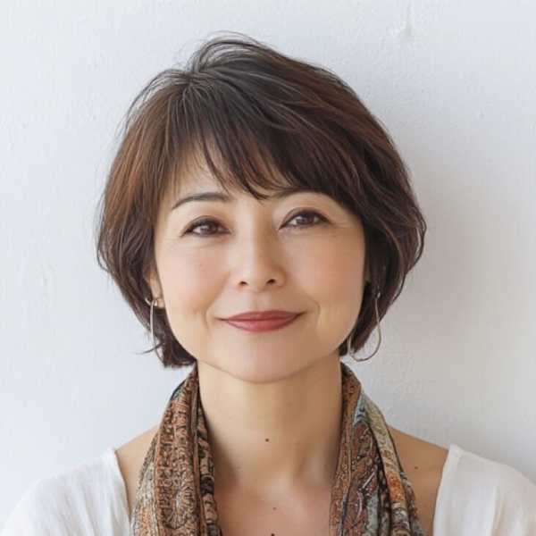 初めてショートカットにする方にオススメひし形ショート