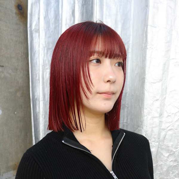 ステップボーンカットボブスタイル/イメチェン/美髪