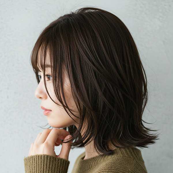30代40代50代外ハネボブレイヤー髪質改善酸性ストレート