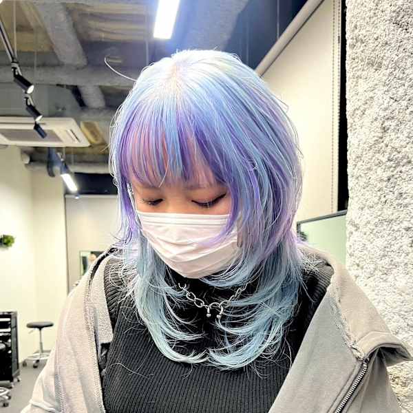 アンブレラカラー デザインカラー ハイトーン 原宿/表参道