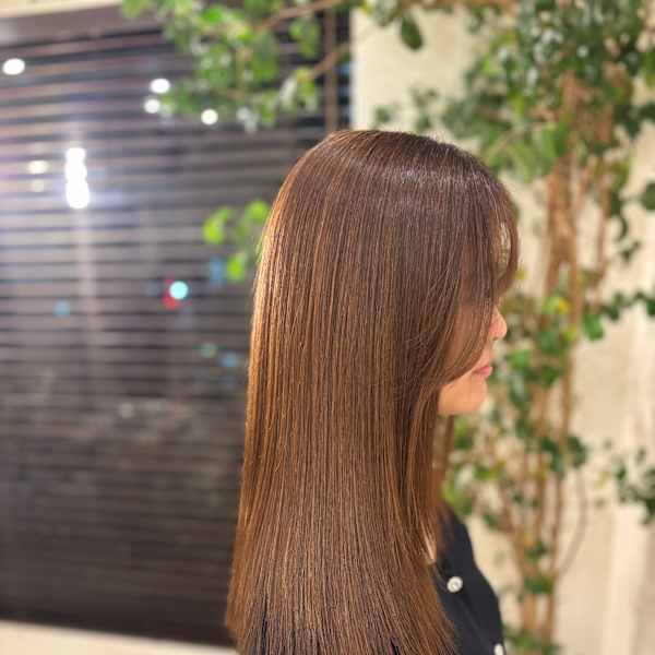 straight hair