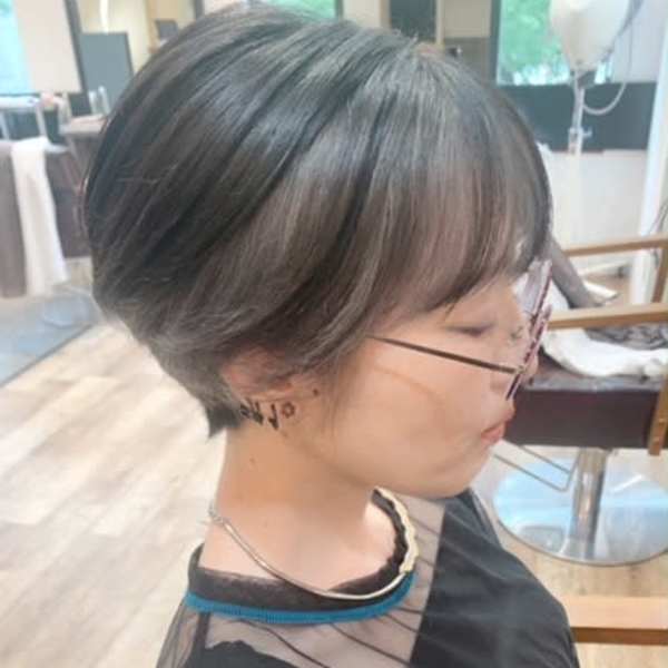 【WORKS】マッシュショート×インナーカラー