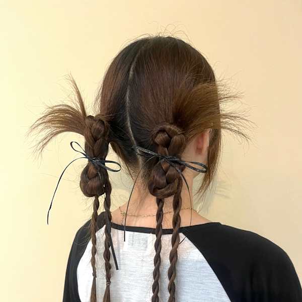 カチモリツインスタイル|HAIR MAKE SALON Gallis 北新地店 【ヘアメイクサロン ギャリス】