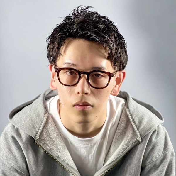 爽やかアップバング