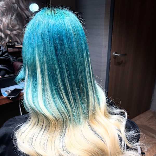 ダブルカラー+エクステ60本