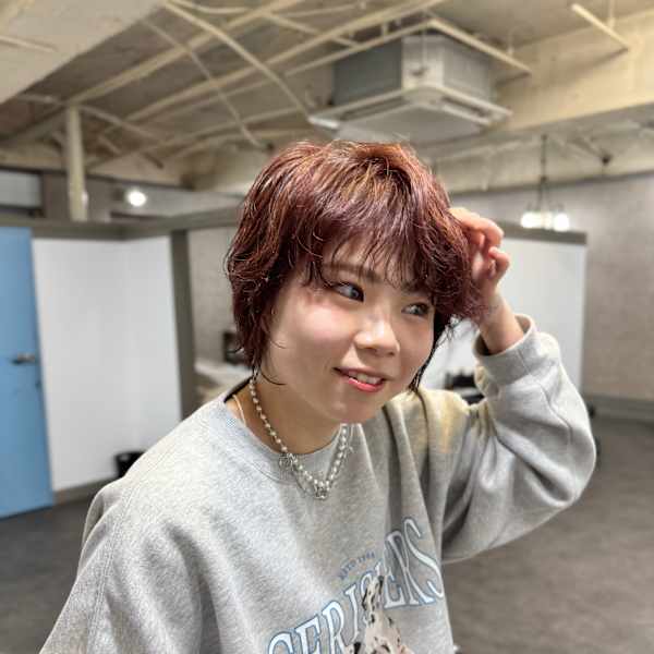 ショート×ふわふわパーマ