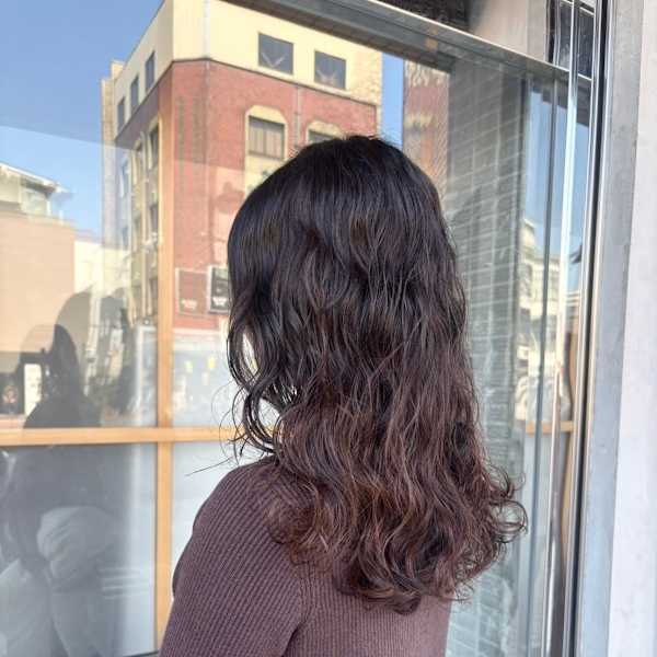 強めウェーブパーマ