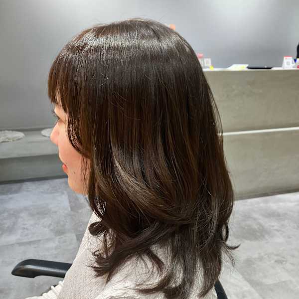 春カラー×ミディアムレイヤー