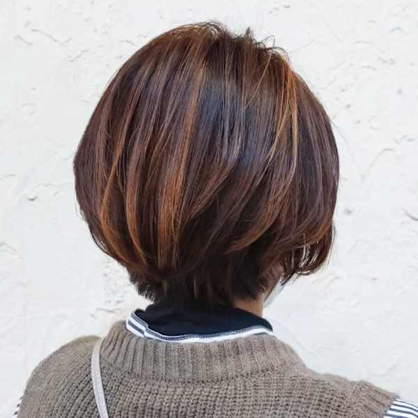 【Flor_戸塚】*大人女性+ショートボブ+ブラウンカラー*|Flor_戸塚