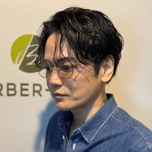 ビジネスにオススメ！ニュアンスパーマスタイル