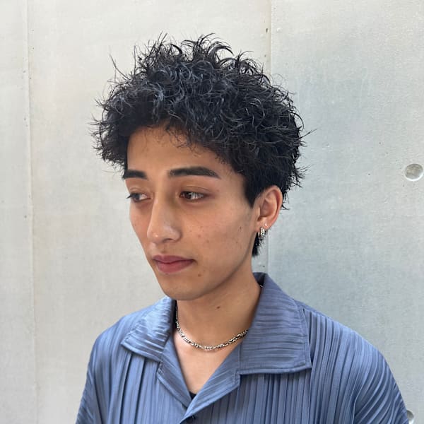 綿貫航太◎短髪/ショート/短髪パーマ/ビジネスショート