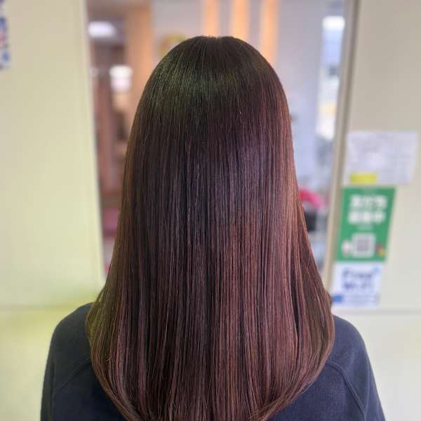 ★V字レイヤー×オリーブベージュ