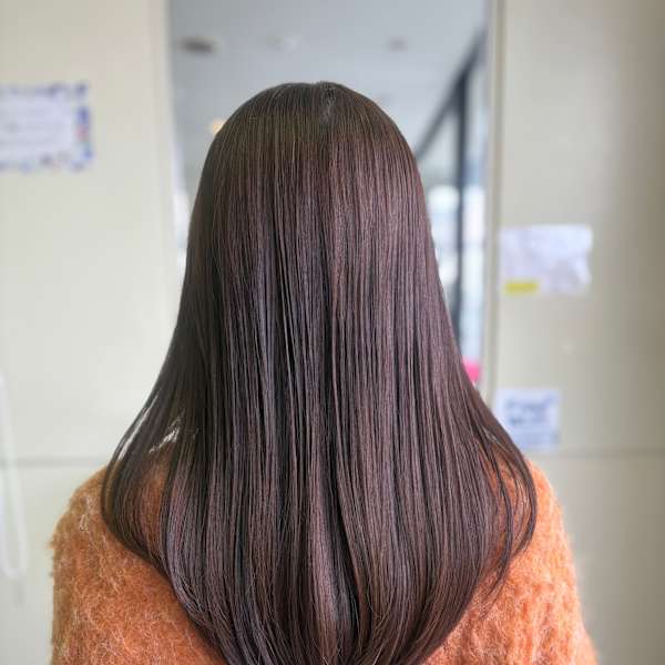 ★V字レイヤー×グレーベージュ|Hair'sDeparture KIHARA