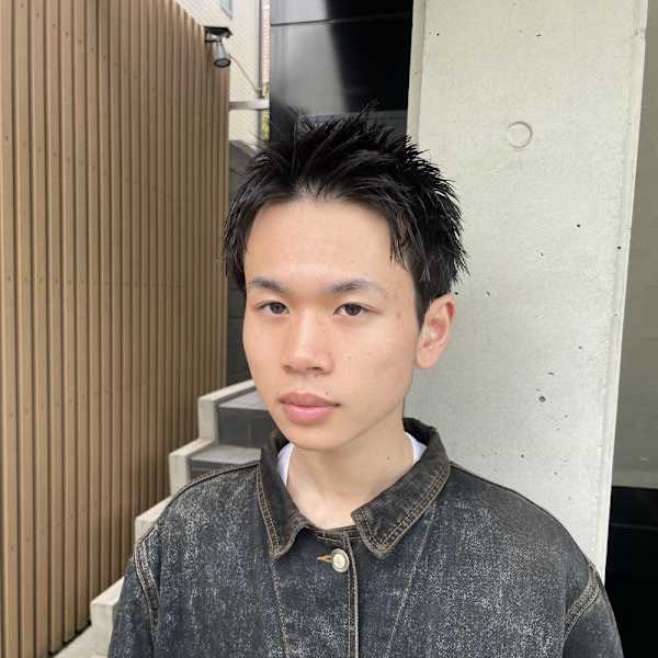 メンズショート/刈り上げアップバング/スパイキーショート|ACT 表参道店