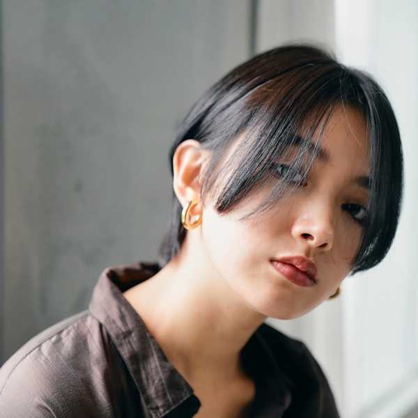 髪質改善＊小顔カット暗髪ショート＊美髪