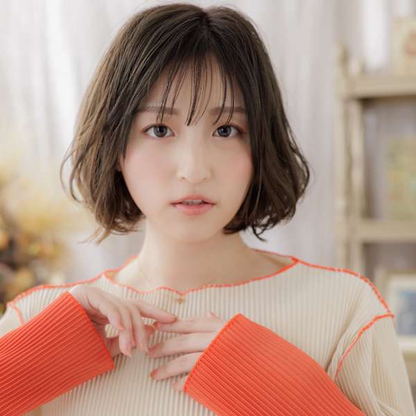 ゆるふわデジタルパーマくせ毛風エアリーボブ　細めハイライト|COVER HAIR bliss【カバーヘア ブリス】北浦和/北浦和西口店