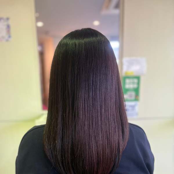 ★V字レイヤー×ブルーベージュ