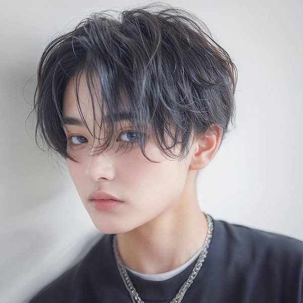 かきあげセンターパートフェザーカール|Euphoria 池袋東口駅前店