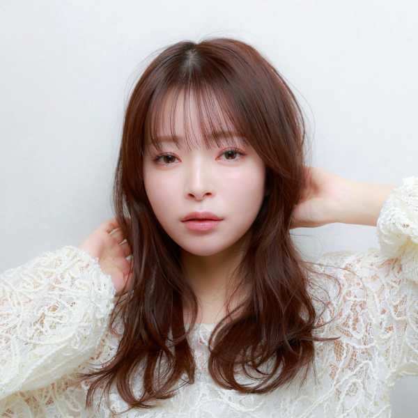 美髪レイヤー×外国人風艶感マロンベージュカラー|【全席半個室】髪質改善×ヘッドスパLaLarOomo 渋谷公園通り店【ララルーモ】