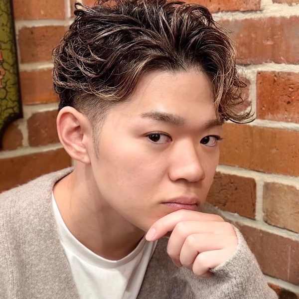 ショートフェザーパーマ 御徒町 上野 秋葉原