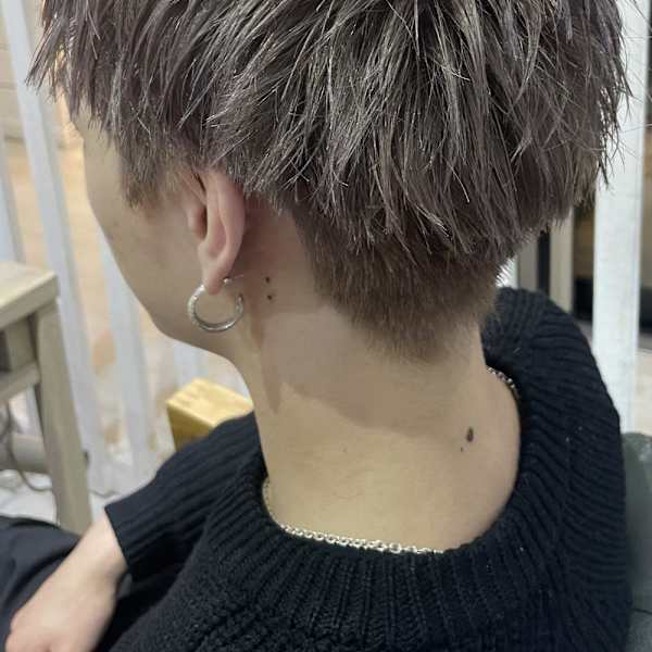 メンズショート/ホワイトベージュ/ミルクティーベージュ|ACT 表参道店