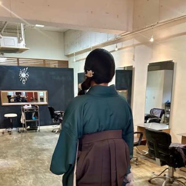 卒業式 サイドアップスタイル