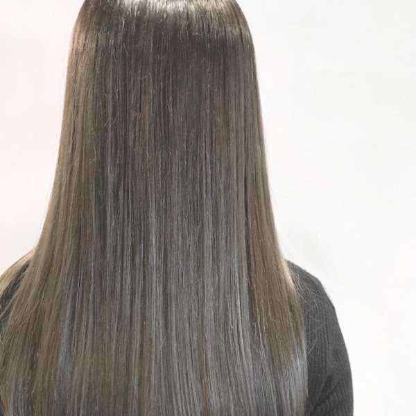 Apiuz Hair 暗髪透明感カラー!アッシュグレージュ