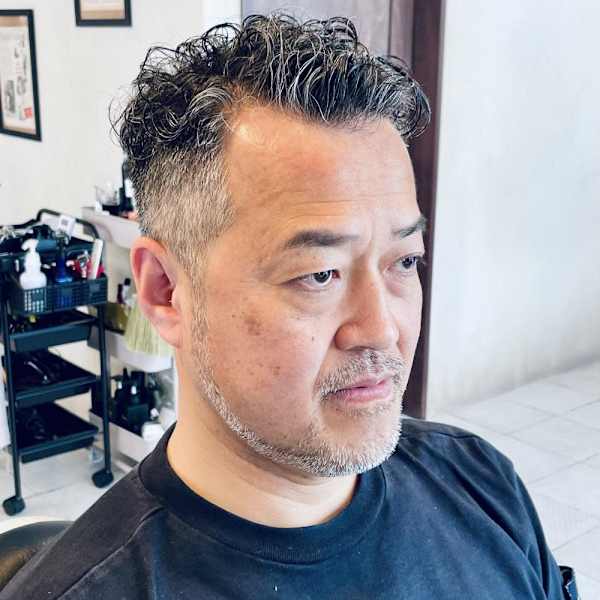 【50代 男性】ロンドンイケオジパーマ（大宮/バーバー）