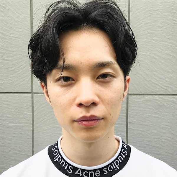 大人男性◎センターパートニュアンスパーマ