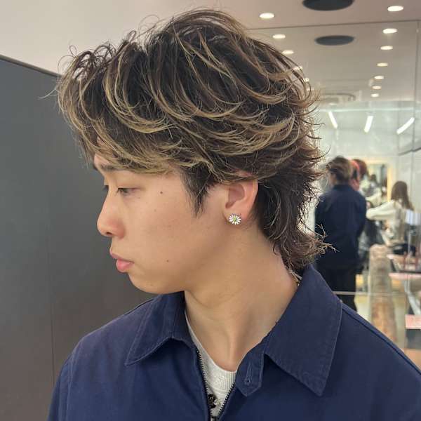 【爽太指名スタイル】マッシュウルフ/フェザーパーマ