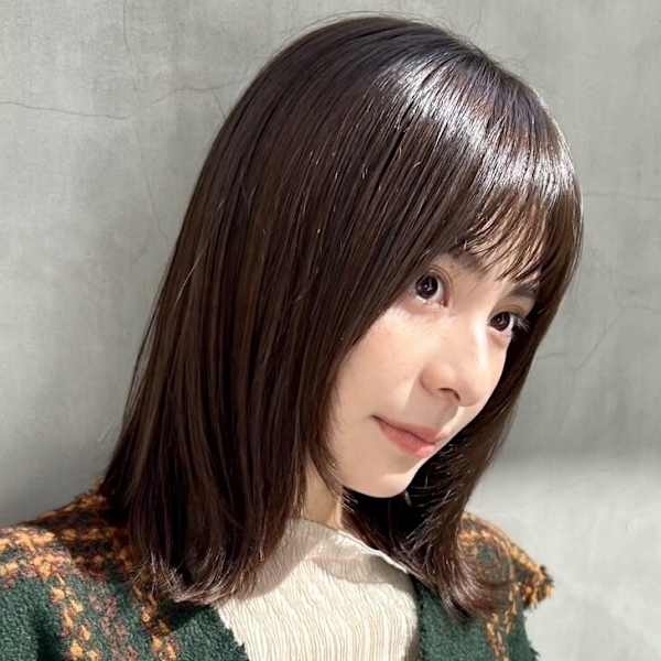 秋カラー/マロンブラウン/ブラウンカラー/ミディアムレイヤー