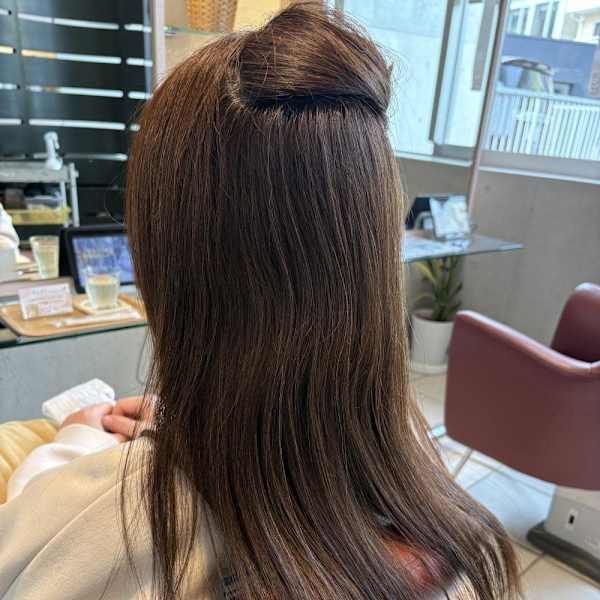 髪質改善ストレート