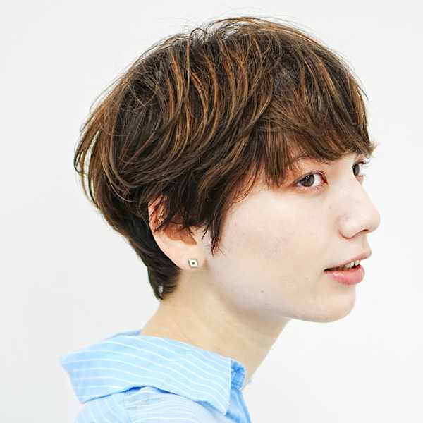 前下がりショート・ボブ/絶壁解消/前髪あり/40代/30代
