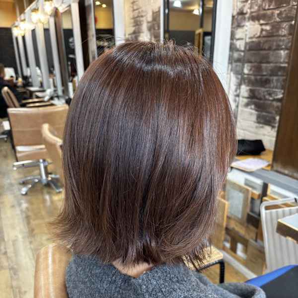 切りっぱなしボブ