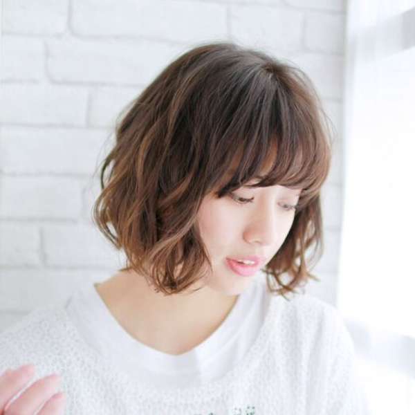 小顔効果ミックスカール