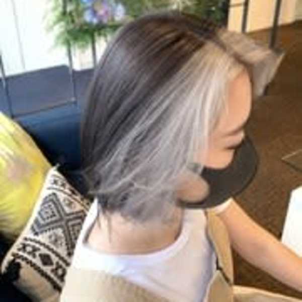 【W_SALON 河原町】フェイスフレーミング/シルバー