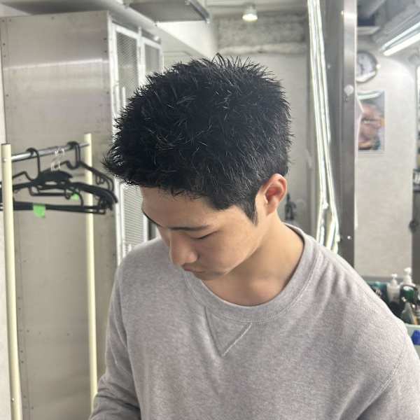 刈り上げないスパイキー