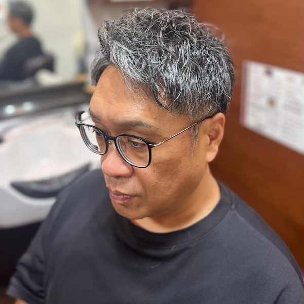 バーバー/メンズカット/ショートパーマ/銀座/＜理容室＞