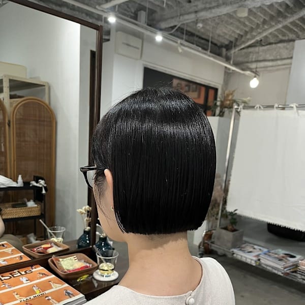 ミニボブ＊シンプルストレート|AOZORA HAIR kaminoura