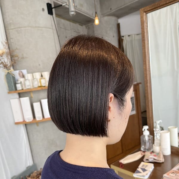 ミニボブ＊シンプルストレート|AOZORA HAIR kaminoura