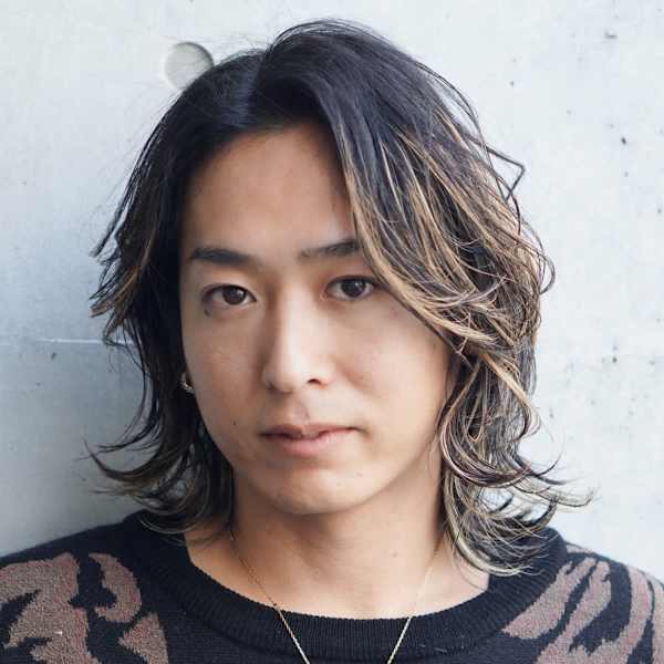 ブラウンベース メッシュ ハイライト