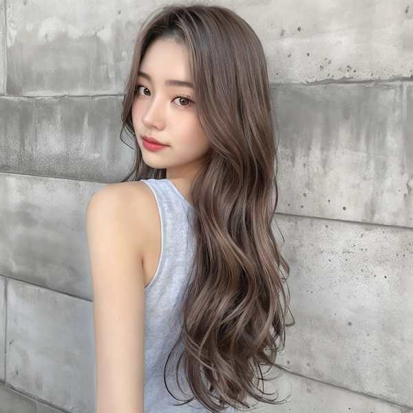 ふんわりパーマスタイル