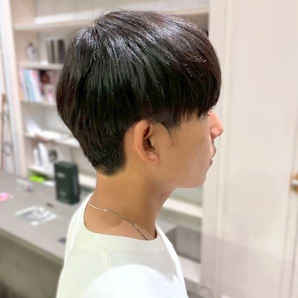 マッシュショート メンズショート ストレート 縮毛矯正|髪質改善 SEPT. 天神大名