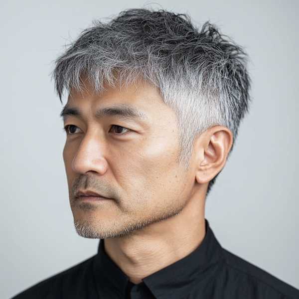 ベリーショート【男性40代50代髪型】